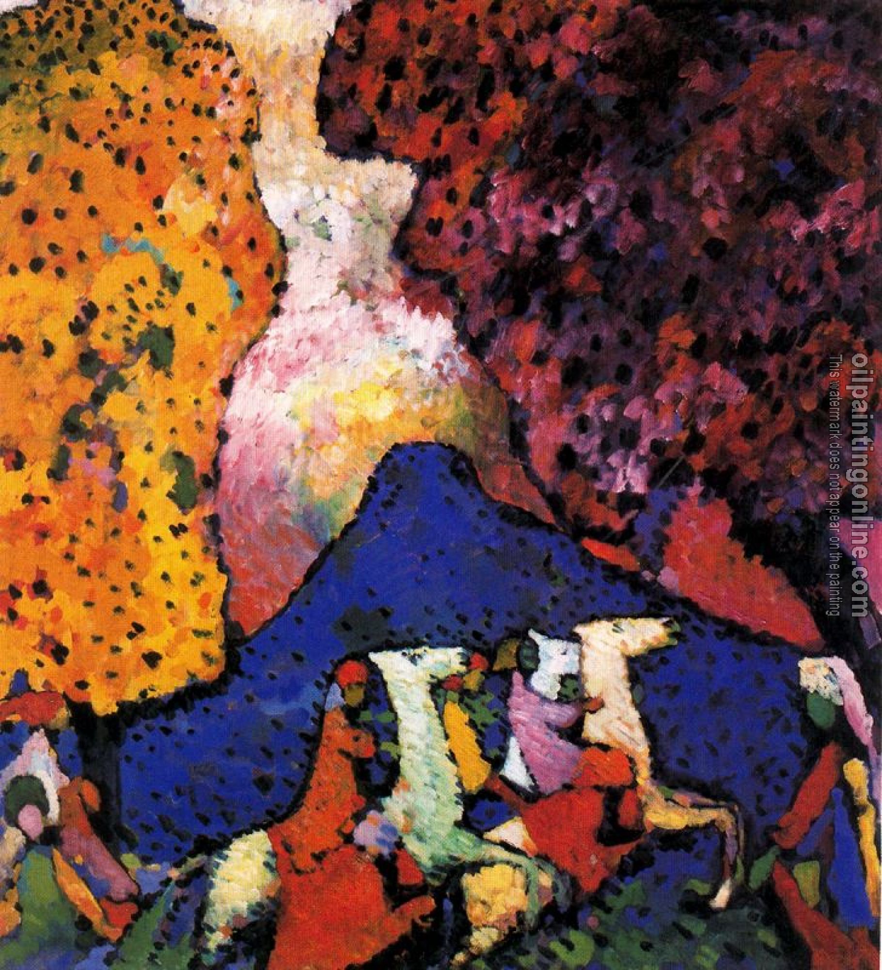 Kandinsky, Wassily - Blue Mountain